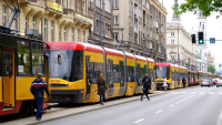 Wykolejenie tramwaju i zatrzymanie ruchu w Krakowie